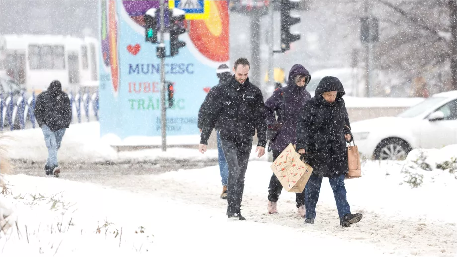Val de frig în România. Când ar urma să ningă în București: scenariile luate în calcul de meteorologii de la Accuweather