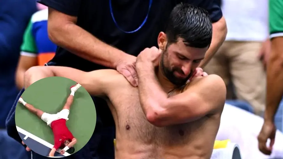 Imagini cutremurătoare! Novak Djokovic s-a prăbușit pe teren și medicii au intervenit de urgență! Ce s-a întâmplat. Video