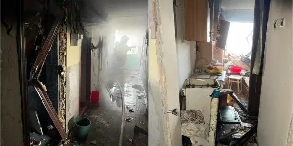 Explozie într-un bloc din Balș. Zeci de garsoniere sunt distruse. Sunt și victime