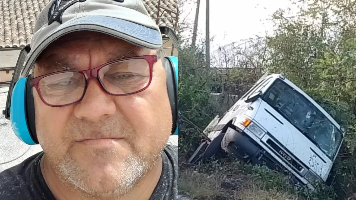 Tragedie în Italia! Ion Sipanu Brezoi, un român de 57 de ani, a murit după ce camioneta în care se afla a căzut într-un canal