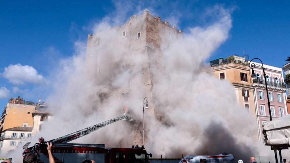 Momentul în care clădirea Torre dei Conti s-a prăbușit peste muncitori: „Am încercat să fugim, apoi nu-mi mai amintesc nimic”