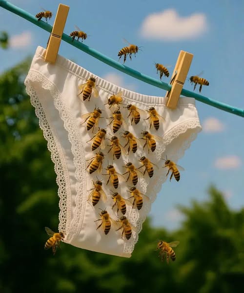 De ce albinele îți vizitează uneori rufele