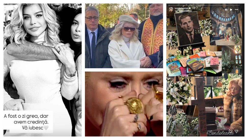 Cu ce bărbat celebru a apărut Loredana Groza, la doar câteva ore de la înmormântarea tatălui său? Artista trece printr-o perioadă extrem de grea