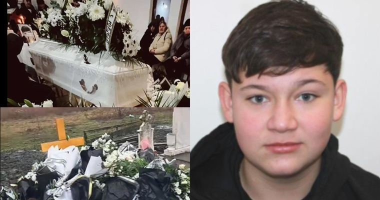 Ce a apărut la mormântul lui Mario, la câteva zile de la înhumare. Poza adolescentului abia se mai vede
