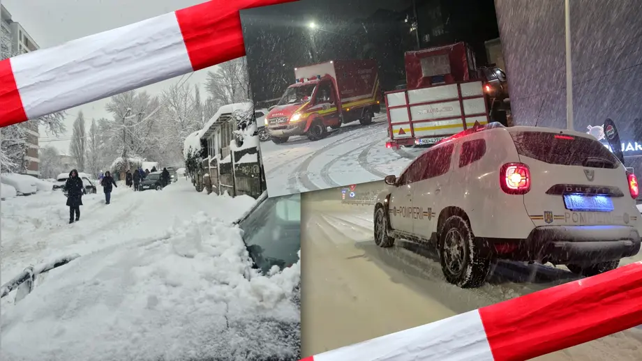 Mașini îngropate în zăpadă, străzi blocate și nervi întinși la maximum – haos total în România din cauza iernii