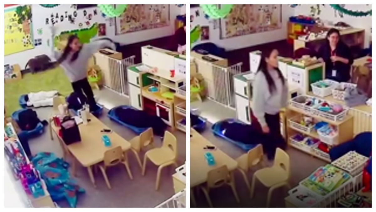 O educatoare a fost filmată în timp ce arunca un pantof spre o fetiță de 5 ani cu nevoi speciale. Reacția directoarei grădiniței: „Când angajăm personal, nu ne așteptăm să…”