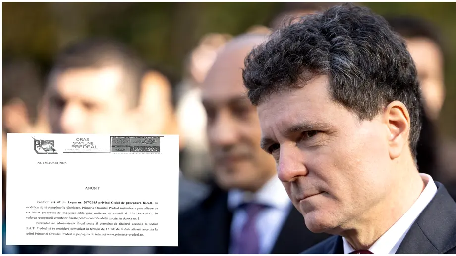 Nicușor Dan, executat silit pentru neplata impozitului pe teren: Primăria Predeal a emis titlu executoriu pe numele președintelui României