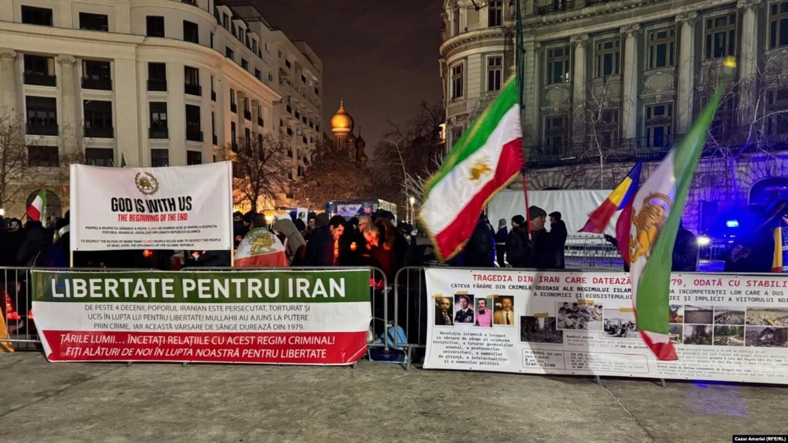 Iranieni în București marchează evenimentele din Orientul Mijlociu după atacurile SUA și Israel