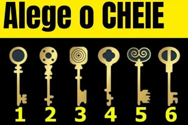 Alege o cheie și află lucruri despre personalitatea ta! Vei fi surprins de ce vei afla