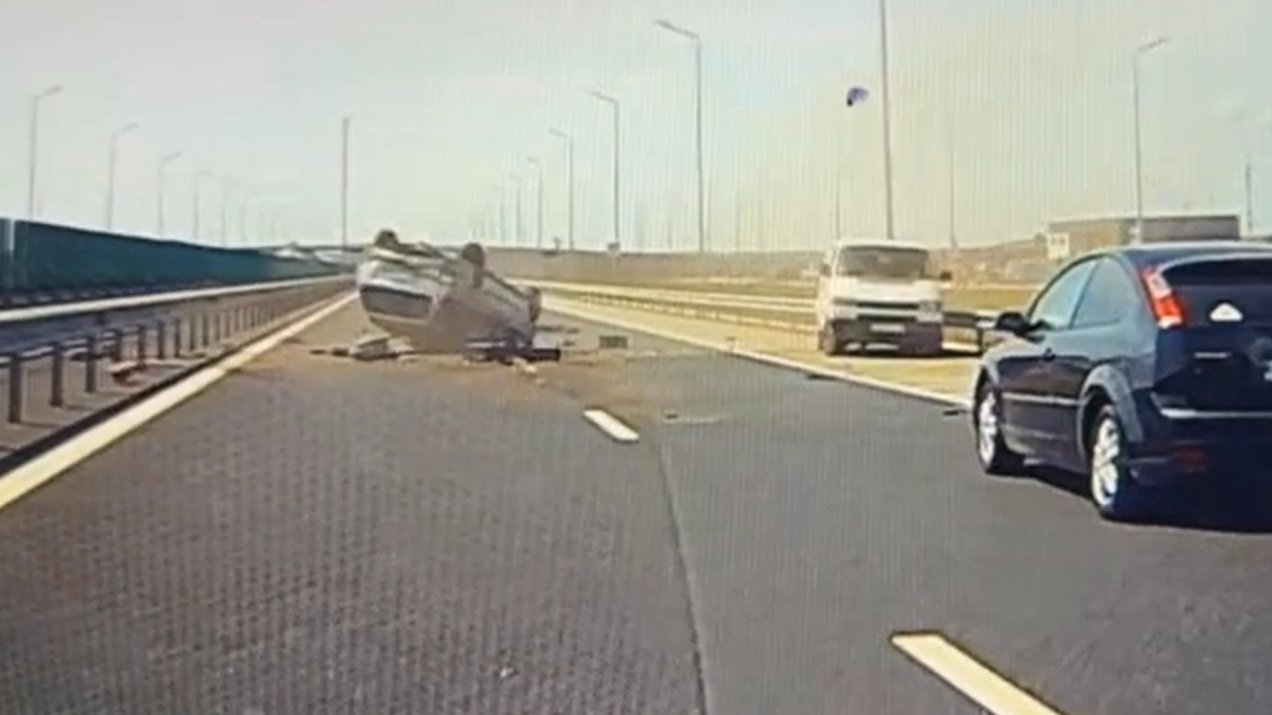 Accident pe Autostrada A7, surprins de camere! Un bărbat de 92 de ani a murit după o coliziune violentă