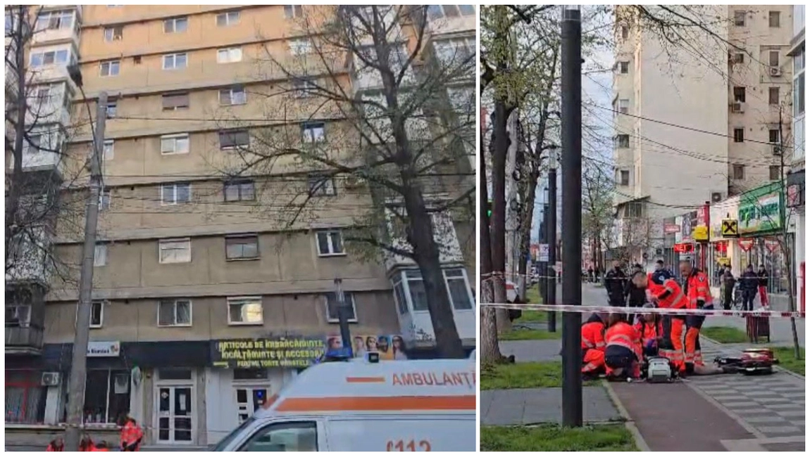 Tragedie în prima zi de Paște la Buzău! Un bărbat de 41 de ani a murit după ce a căzut de la etajul 8