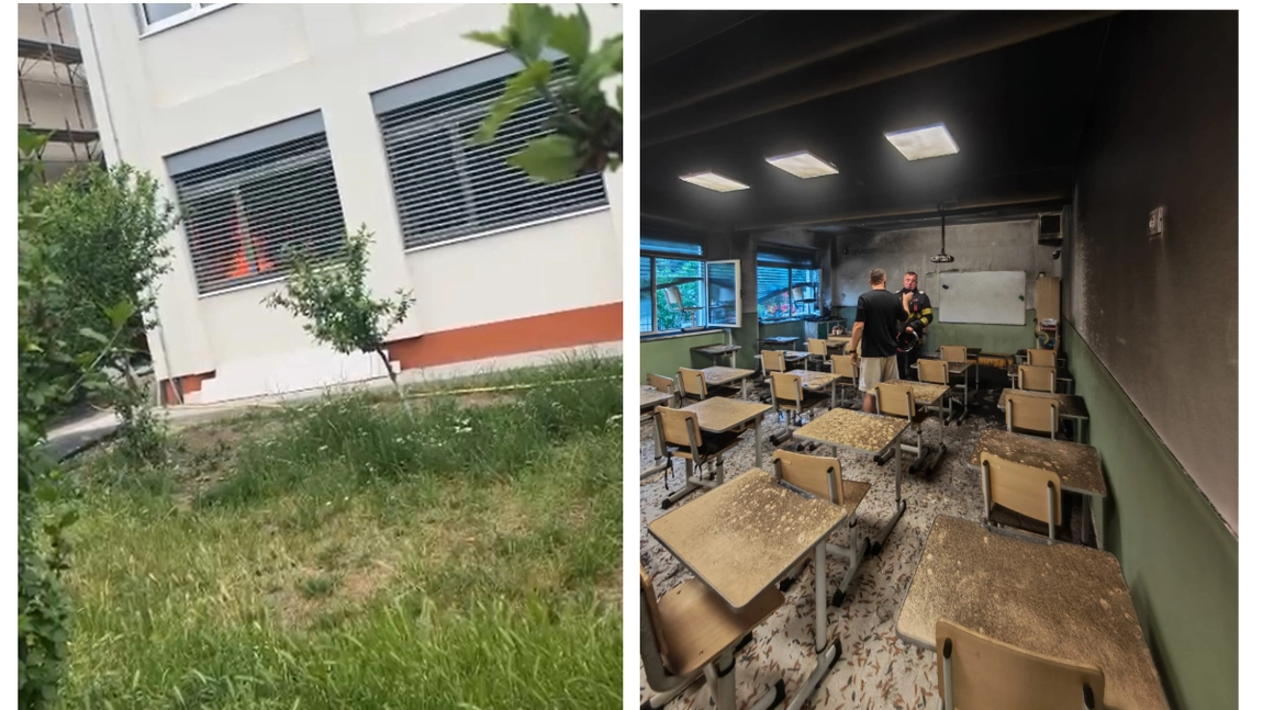 Incendiu devastator la o școală din Oradea! De la ce a izbucnit focul într-o sală de clasă!