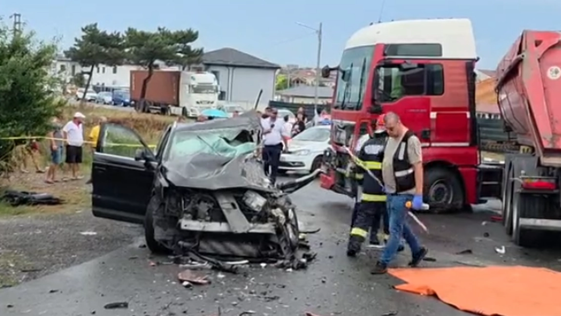 Accident mortal pe DN 38, între Techirghiol și Agigea. O șoferiță de 42 de ani a murit