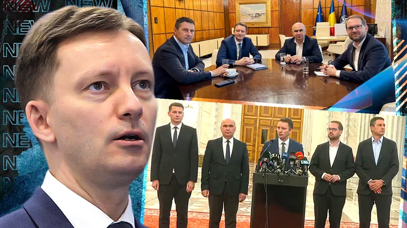 Siegfried Mureșan s-a întâlnit la Palatul Victoria cu liderii PNL, USR și UDMR pentru formarea noului Guvern fără sprijinul PSD