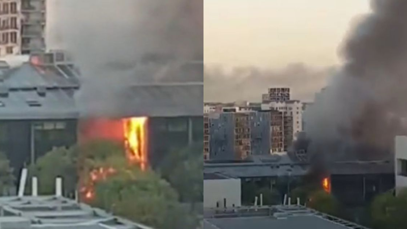 Incendiu devastator la un liceu din Nantes în timpul protestelor studențești din Franța