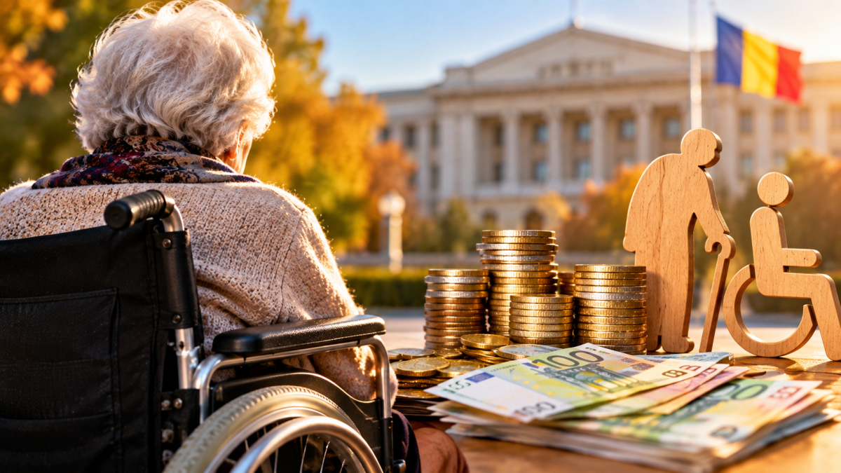 Sprijin financiar suplimentar pentru pensionarii cu handicap, începând cu 1 ianuarie 2027