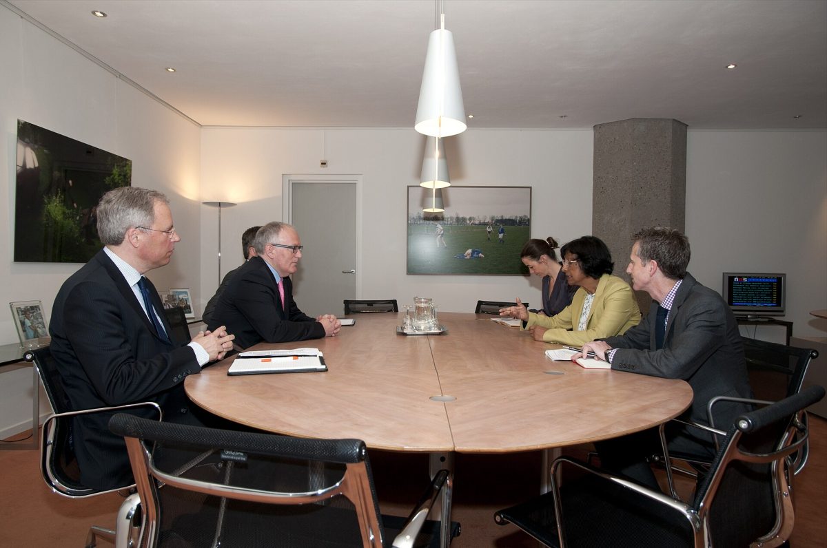 Navi Pillay, pe atunci Înalt Comisar al ONU pentru drepturile omului, în mai 2013